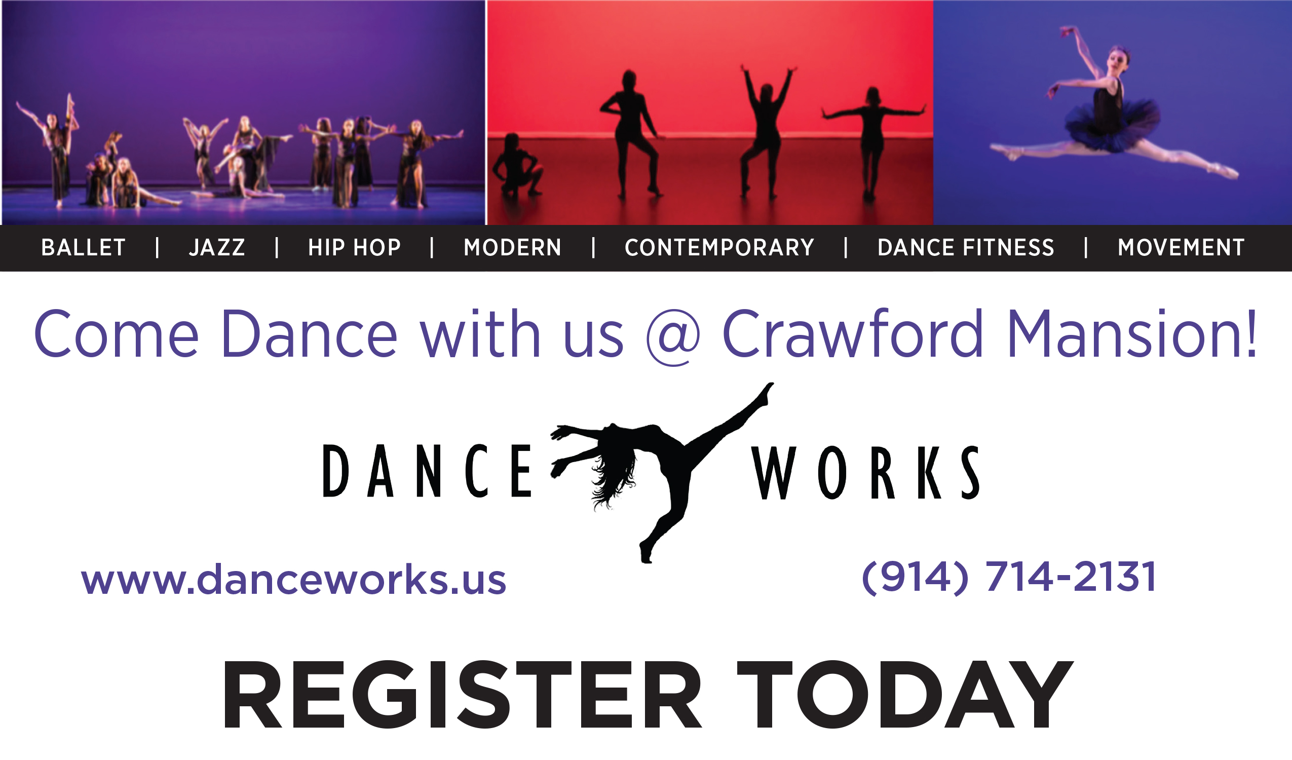 News Dance Works Comes to Crawford Mansion wIth New Sessions